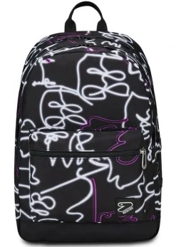 Seven Zaino The Double Pro XXL Jet Black< Zaini Scuola E Tempo Libero