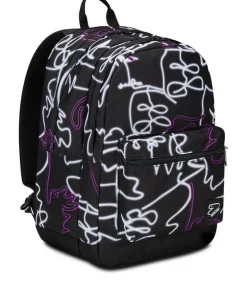 Seven Zaino The Double Pro XXL Jet Black< Zaini Scuola E Tempo Libero