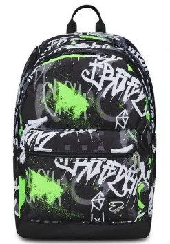 Seven Zaino The Double Pro XXL Detach Reversibile Fluo Green< Zaini Scuola E Tempo Libero