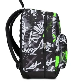 Seven Zaino The Double Pro XXL Detach Reversibile Fluo Green< Zaini Scuola E Tempo Libero