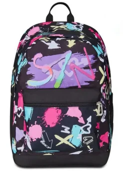 Seven Zaino The Double Pro XXL Detach Reversibile Graffiti Load Candy Fuxia< Zaini Scuola E Tempo Libero